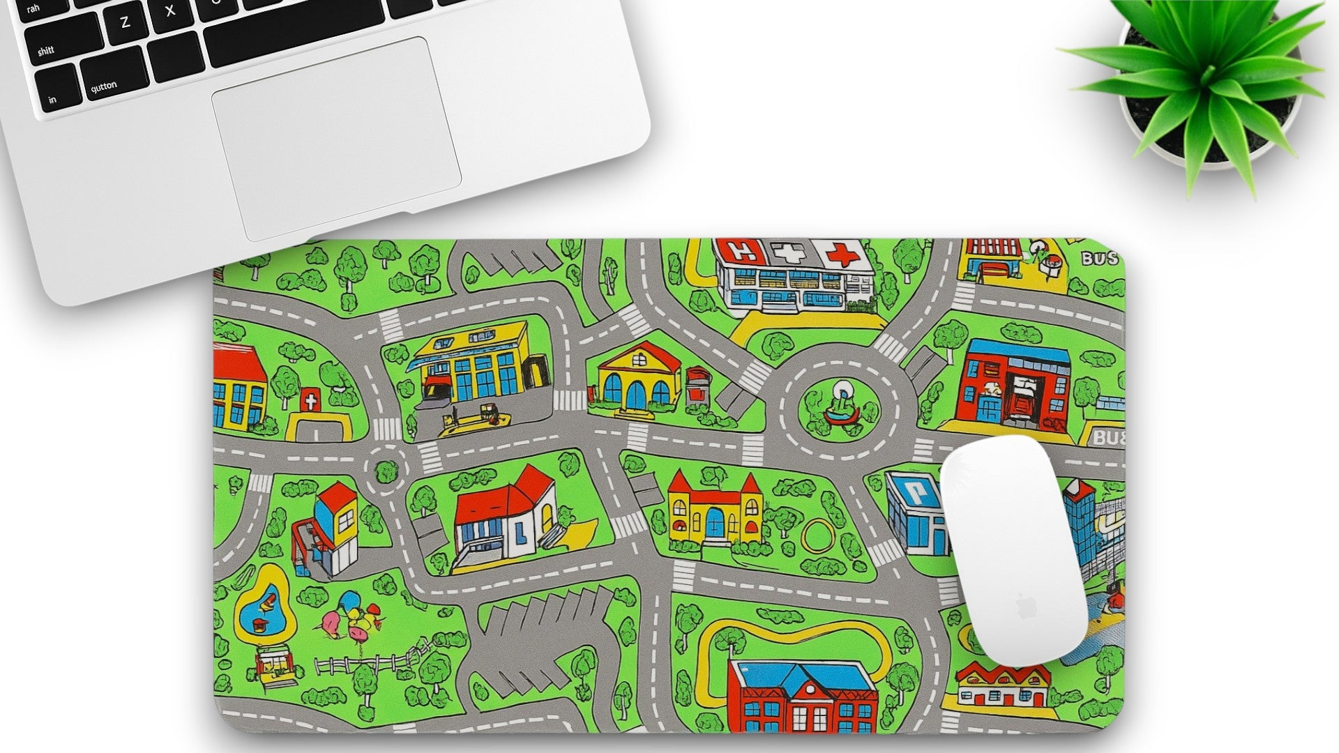 City Mousepad- Childhood Nostalgia