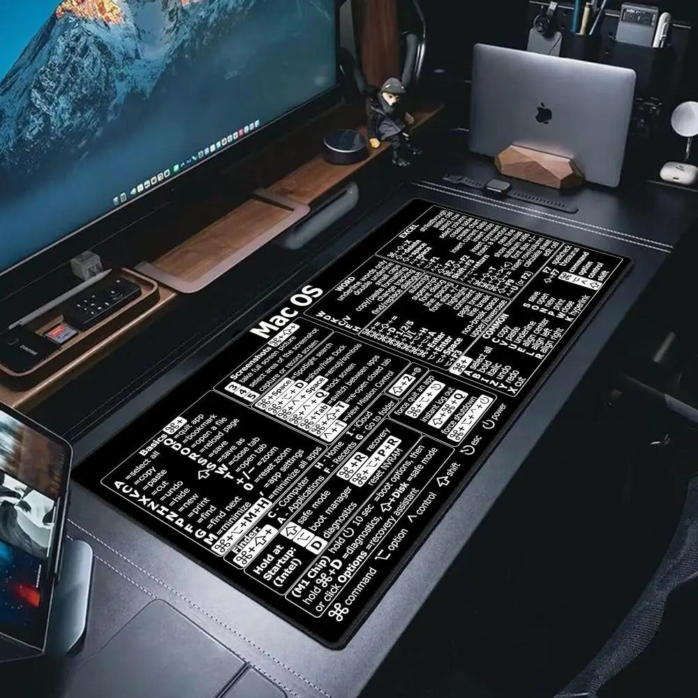 MAC Shortcuts Mouse Pad